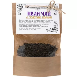 Fermented Ivan Tea with Golden Root, Taiga Cache, 50g/ 1.76 oz