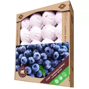Blueberry Marshmallow Zefir, Economy Pack, Petersburg Baker, 1 kg / 2.2 lb