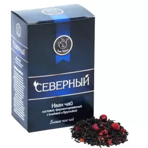 Large-Leaf Fermented Ivan-Tea Fireweeds with Cranberry & Lingonberry, Northern, Ivan Chaikin, 50 g