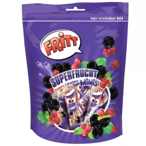 Chewing Strips with Vitamin C, Cranberries & Blackberries Fritt Superfrucht Minis, 140 g/ 0.31lb