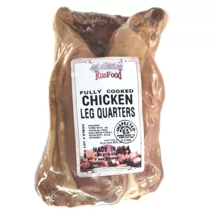 Fully Cooked Chicken Leg Quarters, Rus Food, 900g/ 31.75oz