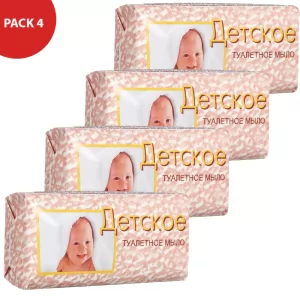 Pack4 Baby Soap for Delicate and Sensitive Skin, 100g x 4