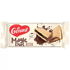Double-Layer Biscuits with Chocolate Cream Magic Duet, Dr.Gerard, 185g / 6.53oz
