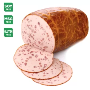 Mortadella with Pork Tongue Natural Beef Casing (PRE-PK), Barilo’s, 1lb/ 450g