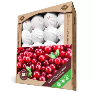 Sweet Cranberries Marshmallow Zefir, Economy Pack, Petersburg Baker, 1 kg / 2.2 lb