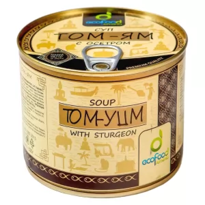 Tom Yam Soup with Sturgeon, Premium Food, 530g/ 1.17 lb
