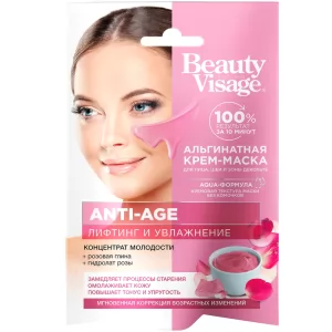 Anti-Age Alginate Cream Mask for Face, Neck & Decollete | Beauty Visage, Fitocosmetic, 20ml/ 0.68 oz