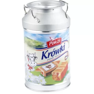 Milk Cream Fudge Korovka Krowki  Tin Can , Pokoj, 250g/ 0.55lb