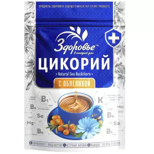 Natural Instant Chicory with Sea Buckthorn - Coffee Alternative, Zdorovye, 85g / 3 oz