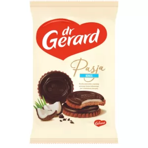 Biscuits with Coconut Cream & Chocolate Pasja Kokos, DR GERARD, 170g/ 0.37lb