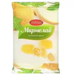 Melon-Flavored Jelly Candy, Azov Confectionery Factory, 300g / 10.58oz