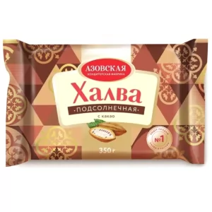 Sunflower Halva with Cocoa, Azov CF, 350g / 12.35oz