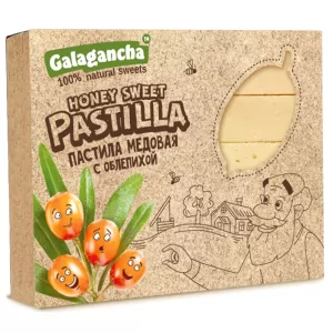 Natural Honey Pastille with Sea Buckthorn, Galagancha, Berestov, 190g / 6.7 oz