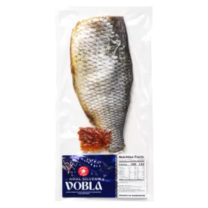 Dried Vobla Fish with Roe, Headless, Aral Silver, 272g / 9.59oz