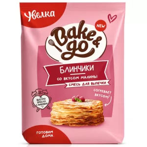 Raspberry Blini Mix "Bake & Go", Uvelka, 250g / 8.82 oz