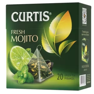 Green Flavored Tea, Fresh Mojito, Curtis, 20 pyramids