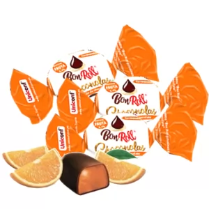 Chocolate Glazed Orange Jelly Candy, Bon Roll, 226g/ 7.97oz