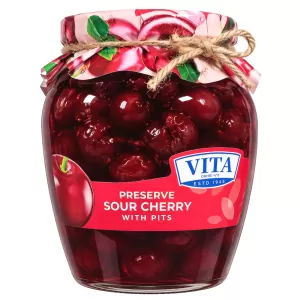 Sweet Cherry Preserve with Pits, Vita, 680g / 23.99oz