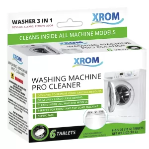 Washing Machine PRO Cleaner 6 Tablets, XROM, 90g/ 30oz 