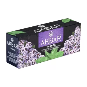 Black Tea with Thyme, Akbar, 25 Tea Bags