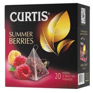 Fruit & Herbal Tea Rosehip & Raspberry Aroma, Summer Berries, Curtis, 20 pyramids