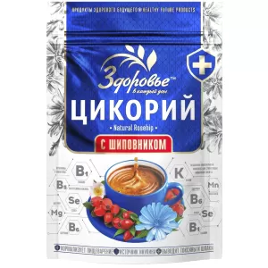 Natural Chicory with Rosehip - Coffee Alternative, Zdorovye, 85g / 3 oz