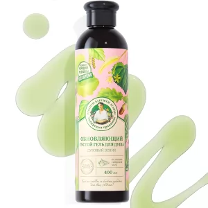 Refreshing Thick Shower Gel "Oak Broom", Grandma Agafya's Recipes, 400ml/ 13.53 oz