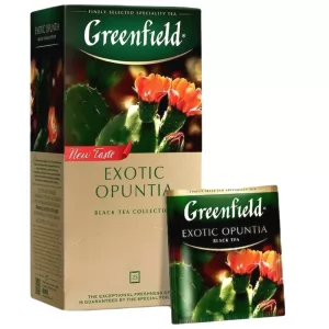 Black Tea "Exotic Opuntia", Greenfield, 25 tea bags 