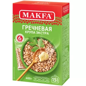 Extra Buckwheat Groats in Cooking Bags, 6 x 80g, MAKFA