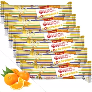 Pack 4 Ascorbic Acid "Fixiki" Orange, Farm-Pro, 10 tab x 4