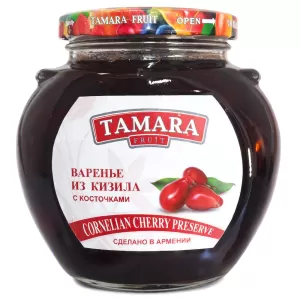 Cornelian Cherry Preserve (with pits), Tamara, 14.11oz / 400g