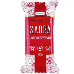 Sunflower Halva, Mishkino, 500g / 17.64oz