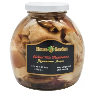 Pickled Assorted Mushrooms, House of Garden, 580ml/ 19.6oz