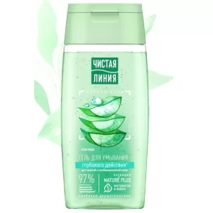 Deep Cleansing Gel with Aloe, Pure Line, 100 ml/ 3.38 oz