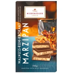 Chocolate with Marzipan, Walnuts & Rum, Niederegger, 110g/ 3.88oz