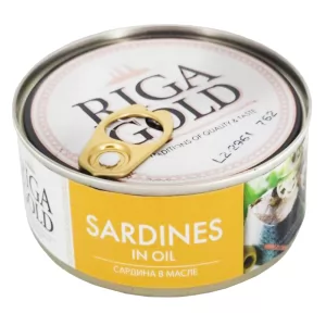 Sardines in Oil, Riga Gold, 240g / 8.5oz